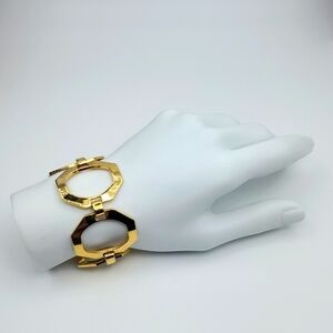 CROWN TRAFARI VINTAGE GOLD BRACELET IN AMAZING CONDITION